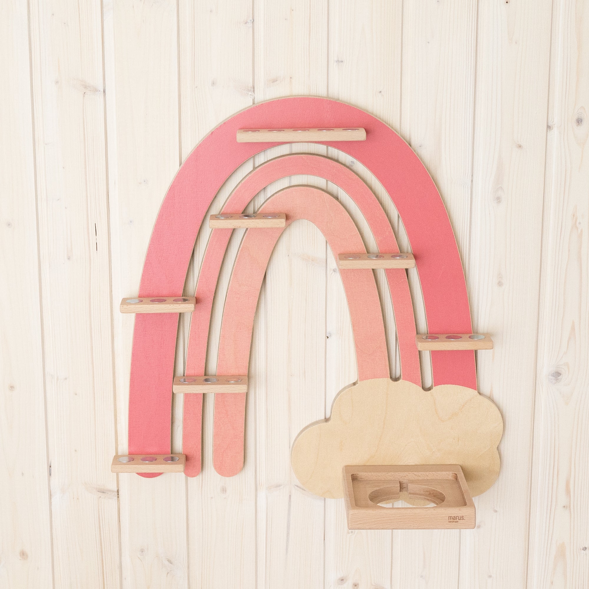 Toniebox-Regal Regenbogen pink-rosa ohne Tonies